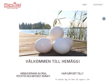 Tablet Screenshot of hemagg.se